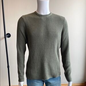 NWT! Billy Reid mini waffle crew Sweater